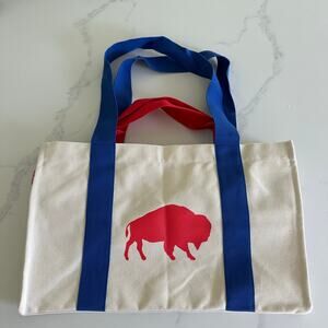 Buffalo Bills 2 Sided Canvas Tote BFLO Tailgate Tote